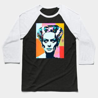 The Bride of Frankenstein's Fresh New Do Baseball T-Shirt